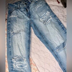 American Eagle Outfitters Light Blue Mom Jeans